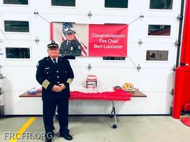 Fire Chief Bert Lancaster Promotion Ceremony