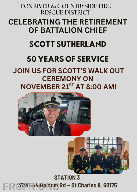 SCOTT SUTHERLAND - Retiring After 50 Years of Service - Fox River ...
